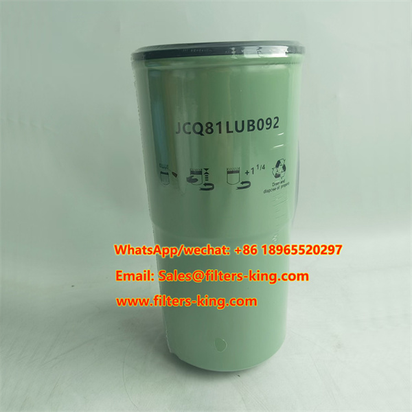 Filtro olio JCQ81LUB092 per pezzo di ricambio per compressori d'aria Sullair