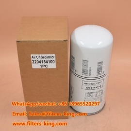 Separatore aria olio 2204154100 Parti per compressori