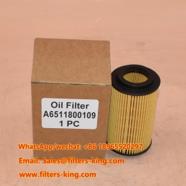 Elemento filtrante olio A6511800109